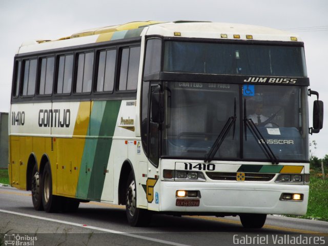 Empresa Gontijo de Transportes 11410 na cidade de Vitória da Conquista, Bahia, Brasil, por Gabriel Valladares. ID da foto: 3296620.