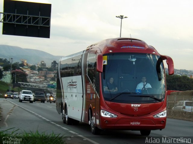 Antares Transportes e Turismo 0707 na cidade de Belo Horizonte, Minas Gerais, Brasil, por Adão Raimundo Marcelino. ID da foto: 3256056.