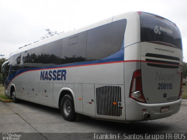 Viação Nasser 208115 na cidade de São Paulo, São Paulo, Brasil, por Franklin Freire dos Santos. Número da foto: #3254038.