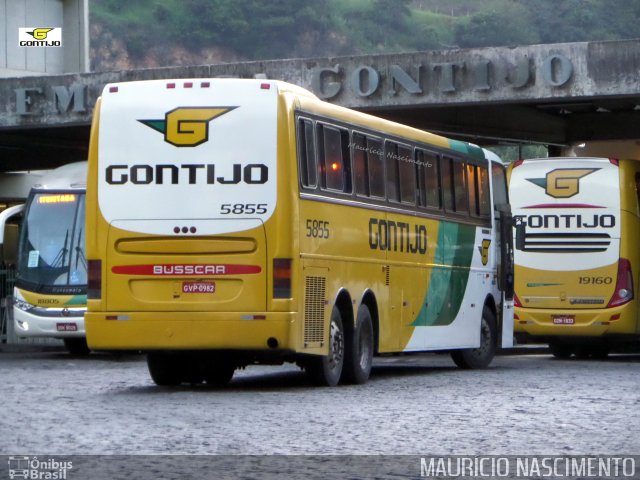 Empresa Gontijo de Transportes 5855 na cidade de Belo Horizonte, Minas Gerais, Brasil, por Maurício Nascimento. ID da foto: 3256304.