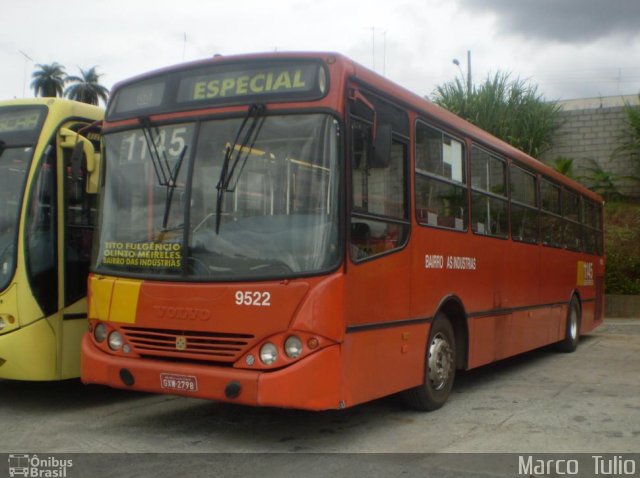 Salvadora Transportes > Transluciana 9522 na cidade de Belo Horizonte, Minas Gerais, Brasil, por Marco  Tulio. Número da foto: #3254074.