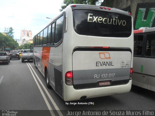 Evanil Transportes e Turismo RJ 132.017 na cidade de Rio de Janeiro, Rio de Janeiro, Brasil, por Jorge Antonio de Souza Muros Filho. Número da foto: #3253890.