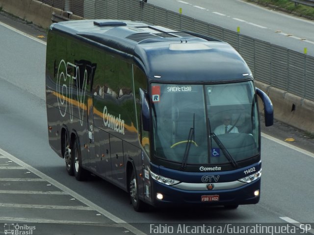Viação Cometa 11402 na cidade de Aparecida, São Paulo, Brasil, por Fabio Alcantara. Número da foto: #3253753.