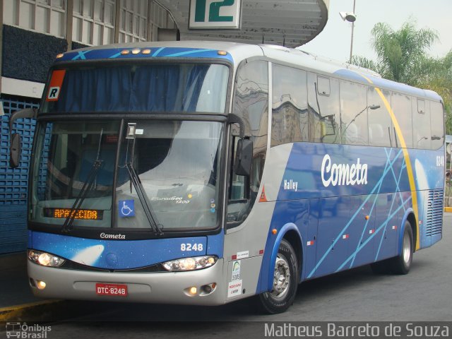 Viação Cometa 8248 na cidade de Aparecida, São Paulo, Brasil, por Matheus Barreto de Souza. Número da foto: #3254704.