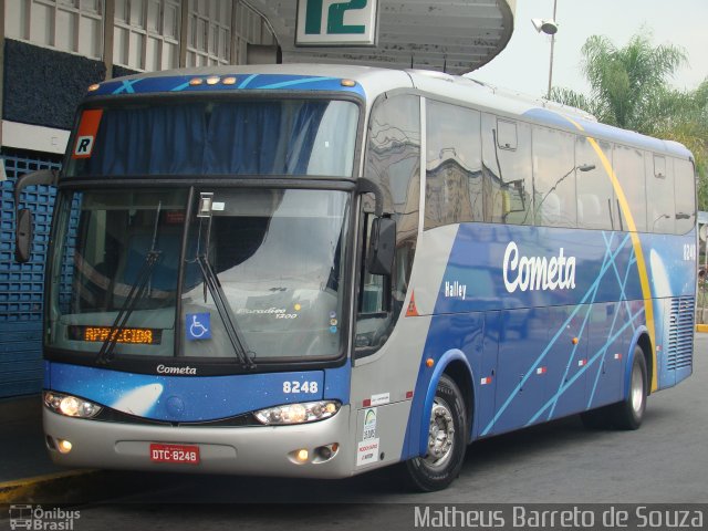 Viação Cometa 8248 na cidade de Aparecida, São Paulo, Brasil, por Matheus Barreto de Souza. ID da foto: 3254704.