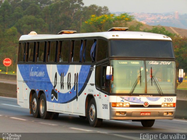 Luan Turismo 2100 na cidade de Jacareí, São Paulo, Brasil, por Felipe Carvalho. ID da foto: 3254898.