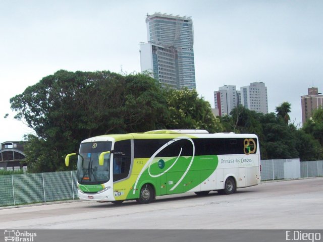 Expresso Princesa dos Campos 6142 na cidade de Curitiba, Paraná, Brasil, por Diego Lopes. ID da foto: 3255235.