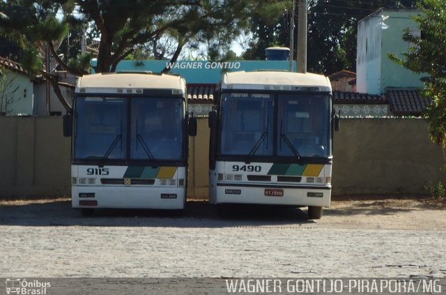 Empresa Gontijo de Transportes 9490 na cidade de Pirapora, Minas Gerais, Brasil, por Wagner Gontijo Várzea da Palma-mg. ID da foto: 3254343.