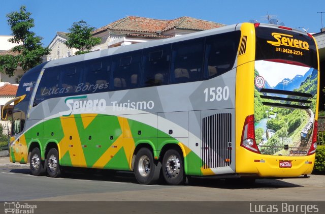 Severo Turismo 1580 na cidade de Araxá, Minas Gerais, Brasil, por Lucas Borges . Número da foto: #3298317.