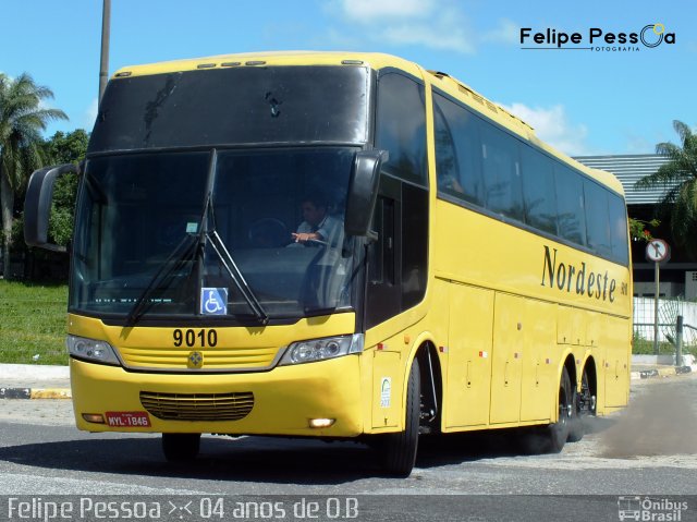 Viação Nordeste 9010 na cidade de Campina Grande, Paraíba, Brasil, por Felipe Pessoa de Albuquerque. ID da foto: 3298858.