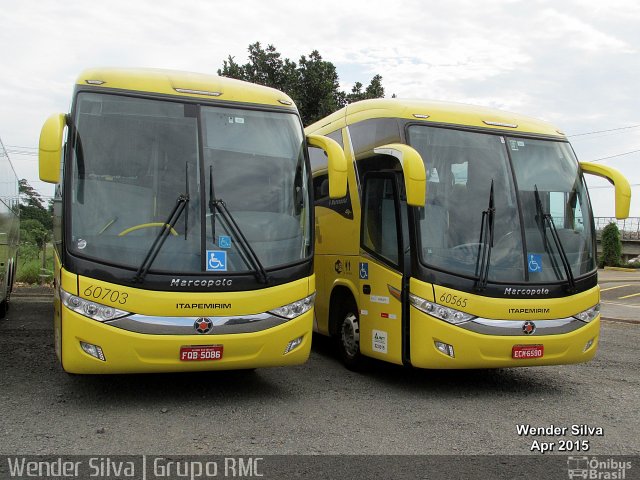 Viação Itapemirim 60703 na cidade de Campinas, São Paulo, Brasil, por Wendell Sousa Oliveira. Número da foto: #3297256.