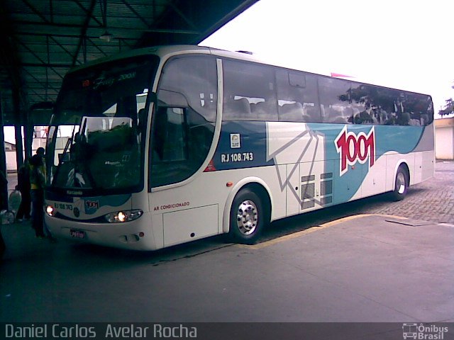 Auto Viação 1001 RJ 108.743 na cidade de Campos dos Goytacazes, Rio de Janeiro, Brasil, por Daniel Carlos  Avelar Rocha. ID da foto: 3299873.