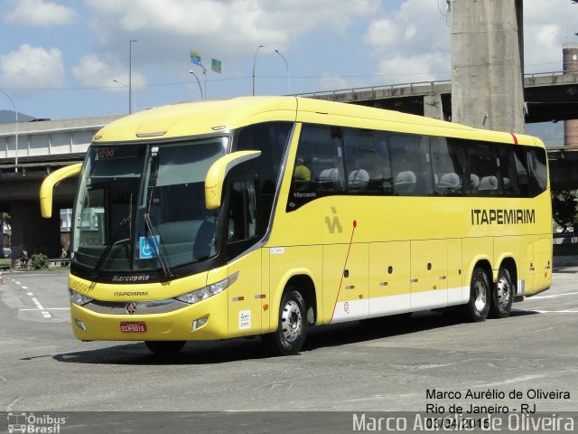 Viação Itapemirim 60597 na cidade de Rio de Janeiro, Rio de Janeiro, Brasil, por Marco Aurélio de Oliveira. ID da foto: 3299305.