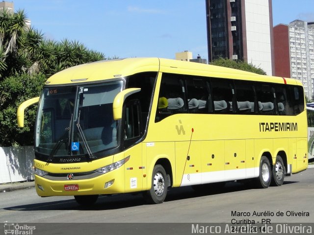 Viação Itapemirim 60661 na cidade de Curitiba, Paraná, Brasil, por Marco Aurélio de Oliveira. Número da foto: #3299415.