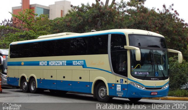 Viação Novo Horizonte 1034211 na cidade de São Paulo, São Paulo, Brasil, por Cristiano Soares da Silva. Número da foto: #3300038.