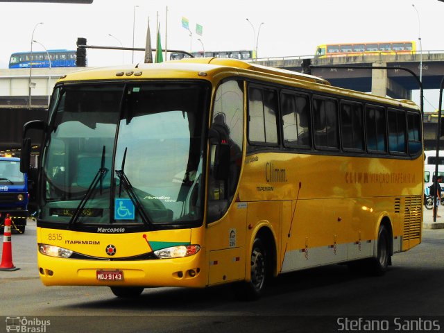 Viação Itapemirim 8515 na cidade de Rio de Janeiro, Rio de Janeiro, Brasil, por Stefano  Rodrigues dos Santos. ID da foto: 3299417.