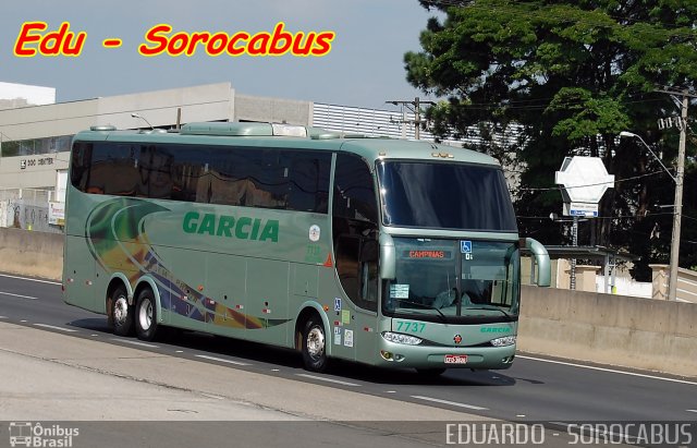 Viação Garcia 7737 na cidade de Sorocaba, São Paulo, Brasil, por EDUARDO - SOROCABUS. Número da foto: #3299657.