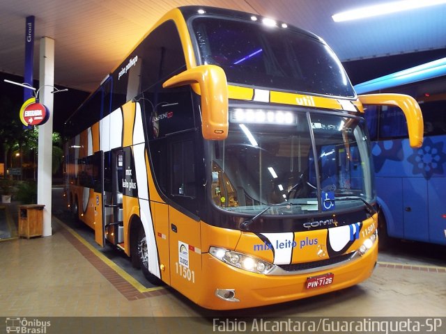 UTIL - União Transporte Interestadual de Luxo 11501 na cidade de Guaratinguetá, São Paulo, Brasil, por Fabio Alcantara. Número da foto: #3302329.