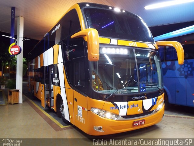 UTIL - União Transporte Interestadual de Luxo 11501 na cidade de Guaratinguetá, São Paulo, Brasil, por Fabio Alcantara. ID da foto: 3302329.