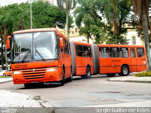 Viação Cidade Sorriso GD335 na cidade de Curitiba, Paraná, Brasil, por Sergio Guilherme Ketes. ID da foto: 3301164.