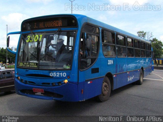 SM Transportes 05210 na cidade de Belo Horizonte, Minas Gerais, Brasil, por Nerilton F.  ônibus. ID da foto: 3301389.