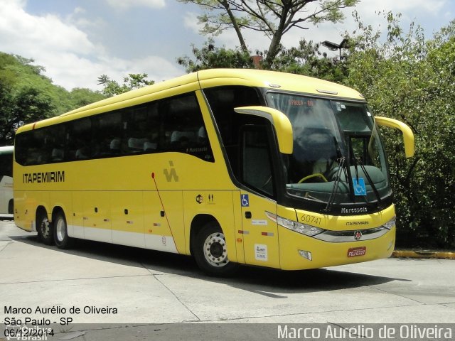 Viação Itapemirim 60741 na cidade de São Paulo, São Paulo, Brasil, por Marco Aurélio de Oliveira. ID da foto: 3301229.