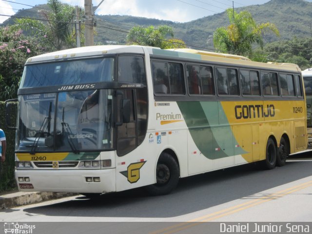 Empresa Gontijo de Transportes 11240 na cidade de Ouro Preto, Minas Gerais, Brasil, por Daniel Junior Sena. Número da foto: #3304326.