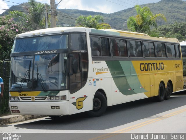 Empresa Gontijo de Transportes 11240 na cidade de Ouro Preto, Minas Gerais, Brasil, por Daniel Junior Sena. ID da foto: 3304326.