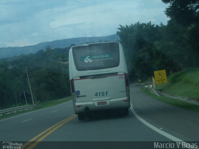 Expresso Cristália 4151 na cidade de Espírito Santo do Pinhal, São Paulo, Brasil, por Marcio V Boas. Número da foto: #3304147.