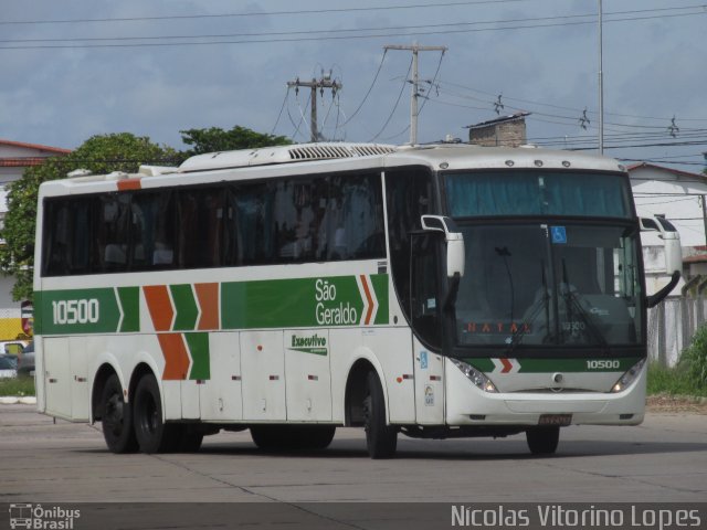Cia. São Geraldo de Viação 10500 na cidade de Natal, Rio Grande do Norte, Brasil, por Nícolas Vitorino Lopes. Número da foto: #3303160.