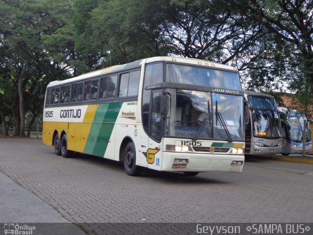 Empresa Gontijo de Transportes 11505 na cidade de São Paulo, São Paulo, Brasil, por José Geyvson da Silva. ID da foto: 3303787.