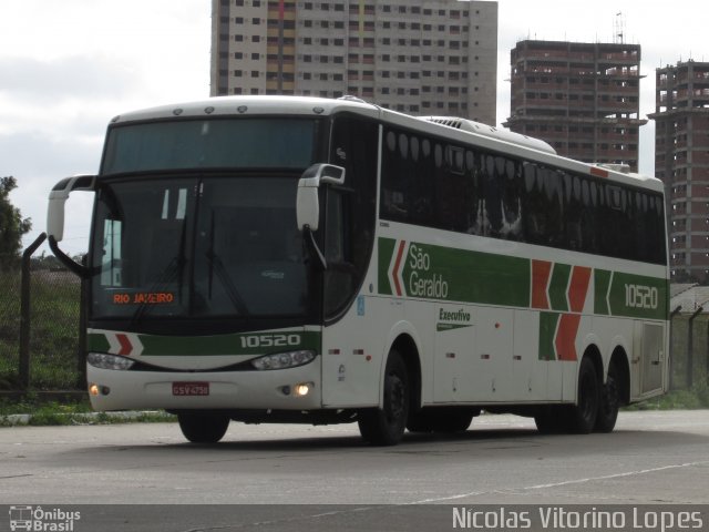 Cia. São Geraldo de Viação 10520 na cidade de Natal, Rio Grande do Norte, Brasil, por Nícolas Vitorino Lopes. Número da foto: #3303151.