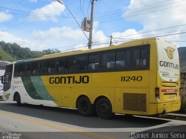 Empresa Gontijo de Transportes 11240 na cidade de Ouro Preto, Minas Gerais, Brasil, por Daniel Junior Sena. ID da foto: 3304329.