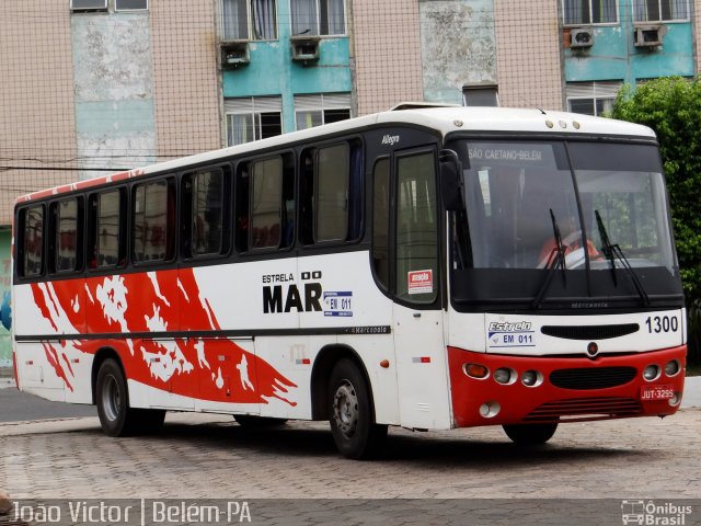 Empresa de Transporte Estrela do Mar 1300 na cidade de Belém, Pará, Brasil, por João Victor. ID da foto: 3304846.