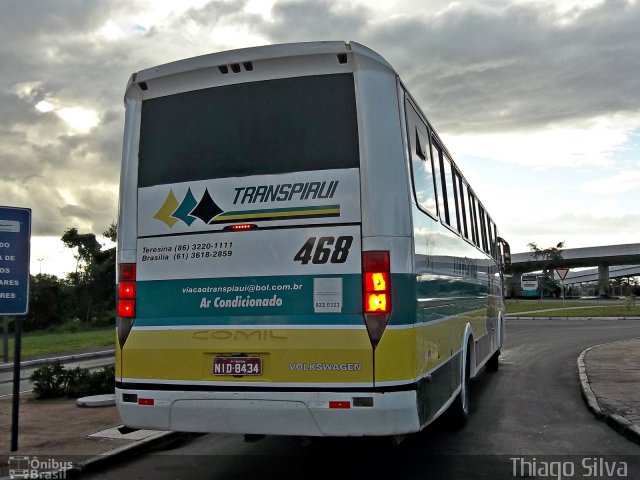 Viação Transpiauí 468 na cidade de Brasília, Distrito Federal, Brasil, por Thiago Silva . ID da foto: 3304728.