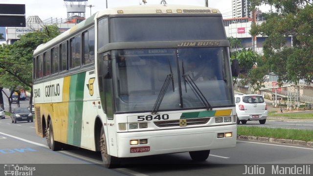 Empresa Gontijo de Transportes 5840 na cidade de Belo Horizonte, Minas Gerais, Brasil, por Júlio  Mandelli. ID da foto: 3302575.