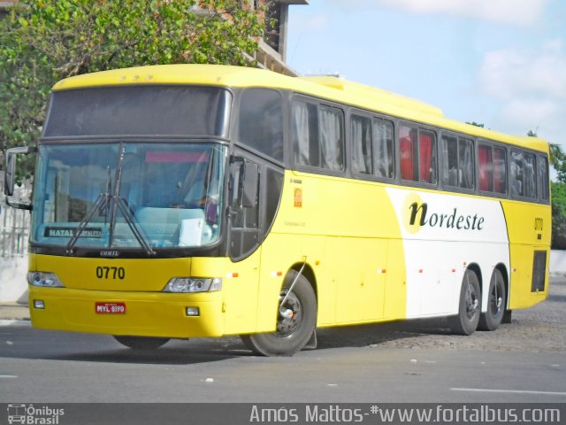 Viação Nordeste 0770 na cidade de Fortaleza, Ceará, Brasil, por Amós  Mattos. Número da foto: #3306875.