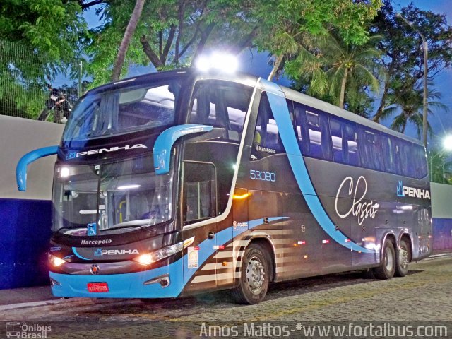 Empresa de Ônibus Nossa Senhora da Penha 53080 na cidade de Fortaleza, Ceará, Brasil, por Amós  Mattos. Número da foto: #3306797.