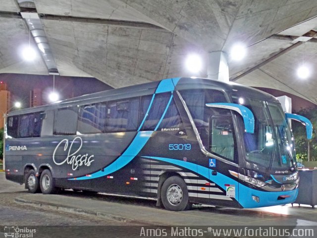 Empresa de Ônibus Nossa Senhora da Penha 53019 na cidade de Fortaleza, Ceará, Brasil, por Amós  Mattos. Número da foto: #3306865.