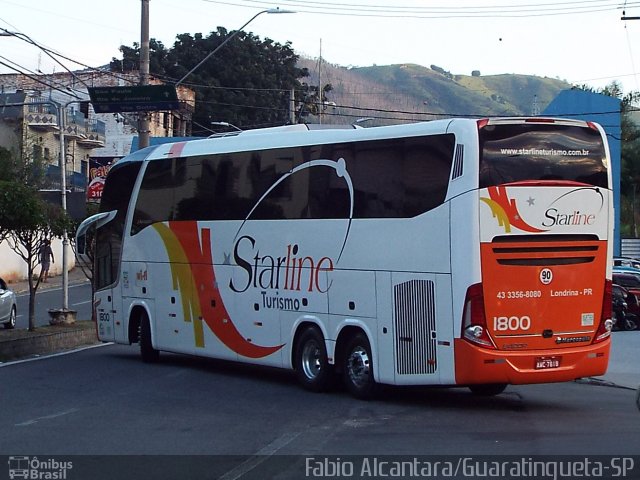 Starline Turismo 1800 na cidade de Aparecida, São Paulo, Brasil, por Fabio Alcantara. Número da foto: #3306920.