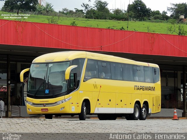 Viação Itapemirim 60549 na cidade de João Monlevade, Minas Gerais, Brasil, por Antonio Carlos Fernandes. ID da foto: 3305190.