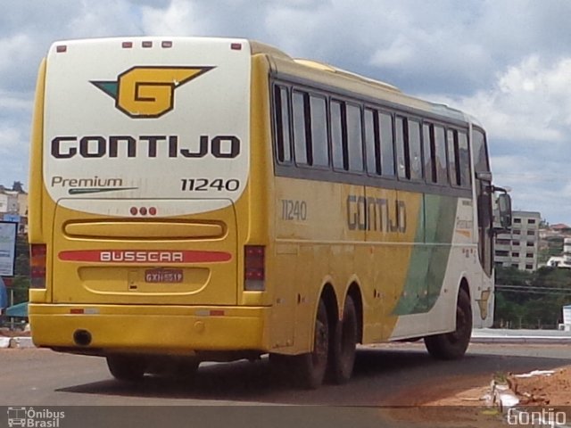 Empresa Gontijo de Transportes 11240 na cidade de Rio Verde, Goiás, Brasil, por Paulo Roberto Sales do Nascimento. ID da foto: 3305689.