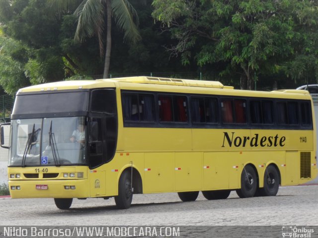 Viação Nordeste 1140 na cidade de Fortaleza, Ceará, Brasil, por Nildo Barroso. Número da foto: #3308634.