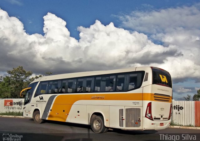 Viação Araguarina 11211 na cidade de Brasília, Distrito Federal, Brasil, por Thiago Silva . Número da foto: #3309366.