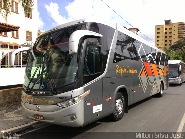 Rápido Campinas 11002 na cidade de Águas de Lindóia, São Paulo, Brasil, por Milton Silva José. Número da foto: #3309638.