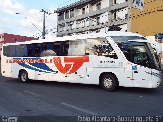 Viação Teresópolis RJ 203.018 na cidade de Aparecida, São Paulo, Brasil, por Fabio Alcantara. Número da foto: #3309460.