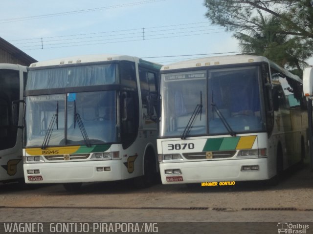 Empresa Gontijo de Transportes 3870 na cidade de Pirapora, Minas Gerais, Brasil, por Wagner Gontijo Várzea da Palma-mg. ID da foto: 3308489.