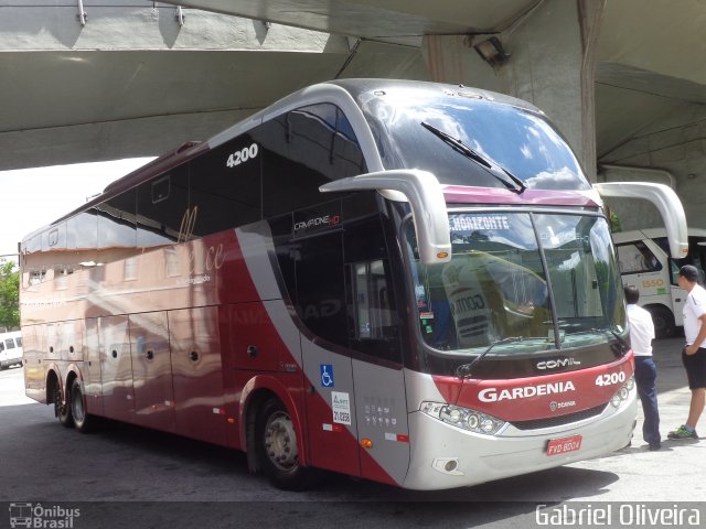 Expresso Gardenia 4200 na cidade de Belo Horizonte, Minas Gerais, Brasil, por Gabriel Oliveira. Número da foto: #3307946.