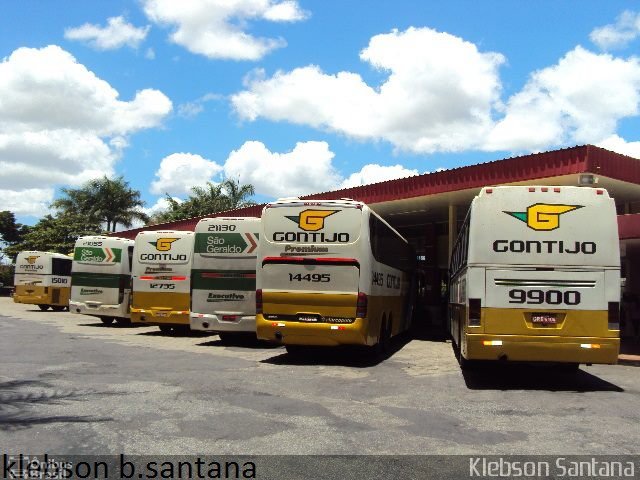 Empresa Gontijo de Transportes 9900 na cidade de Vitória da Conquista, Bahia, Brasil, por Klebson Santana. ID da foto: 3308777.