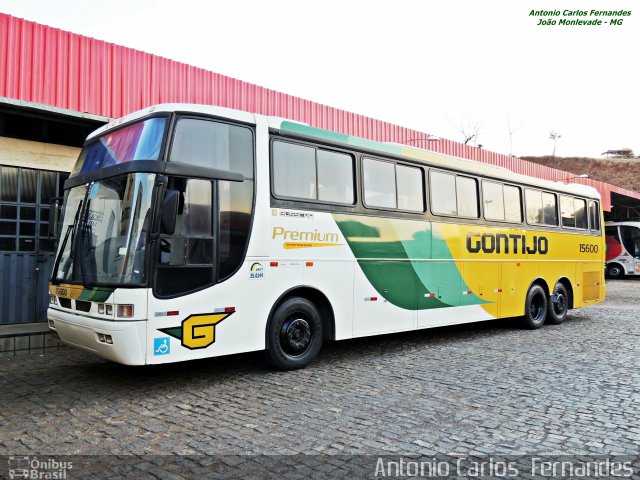 Empresa Gontijo de Transportes 15600 na cidade de João Monlevade, Minas Gerais, Brasil, por Antonio Carlos Fernandes. ID da foto: 3311008.